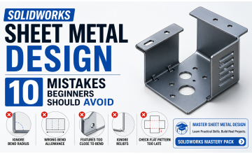 SOLIDWORKS Sheet Metal Design: 10 Mistakes Beginners Should Avoid